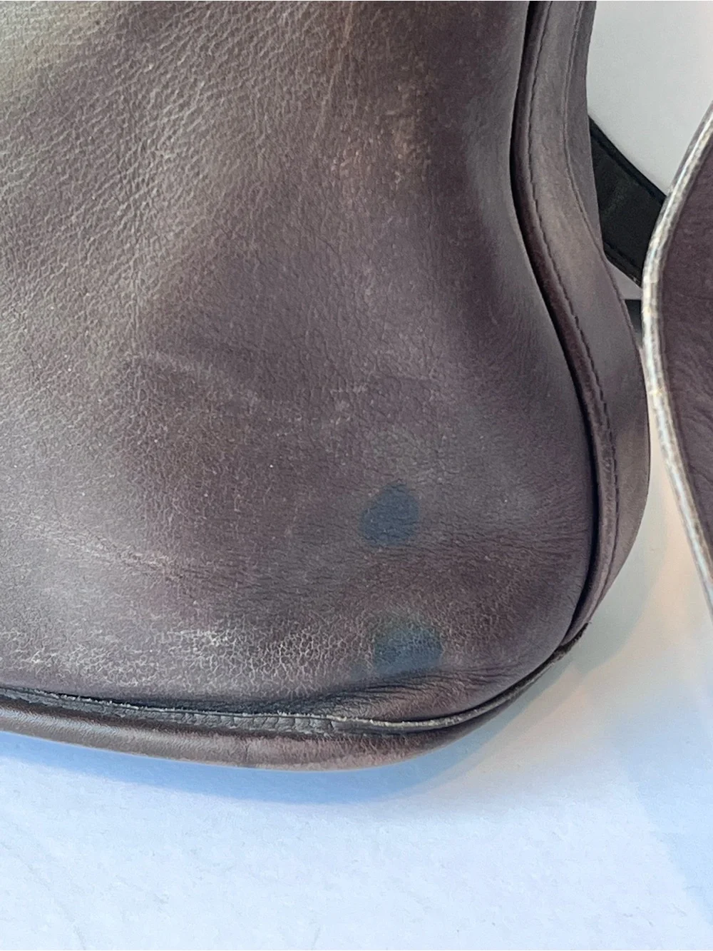 Vintage Coach Bleeker Bucket Bag Brown Leather